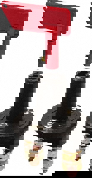 Automotive Switches; Switch Type: Battery Cut-Off Switch ; Sequence: Off-On ; Amperage: 100 A ; Voltage: 12 to 24 V dc